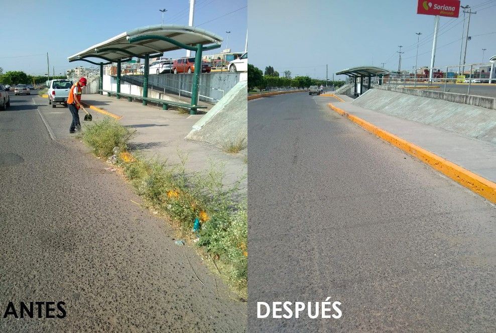 Mejoran la imagen urbana de la ciudad