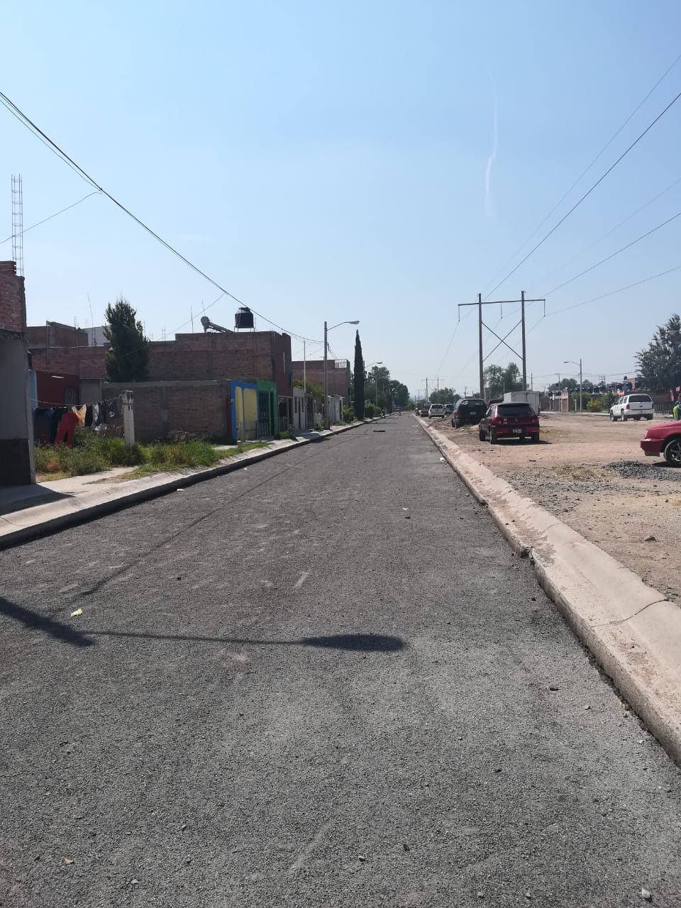 Registra notable avance la avenida Valle Hermoso en las Huertitas