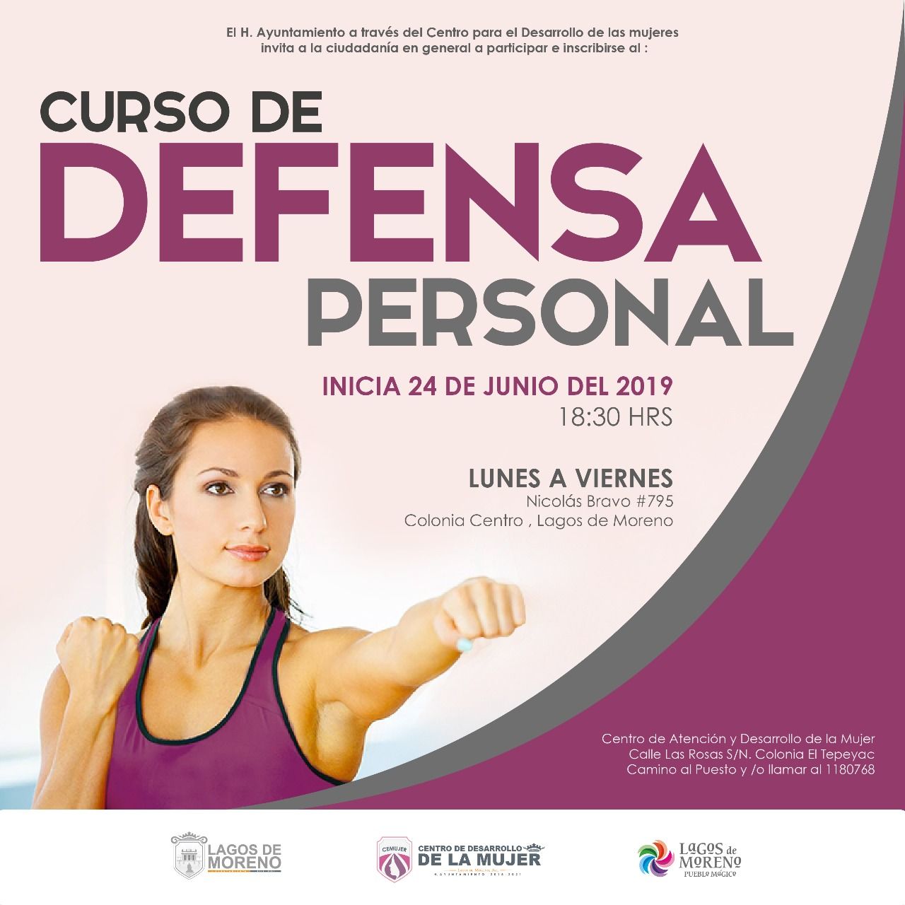 Preparan el taller para defensa personal de mujeres