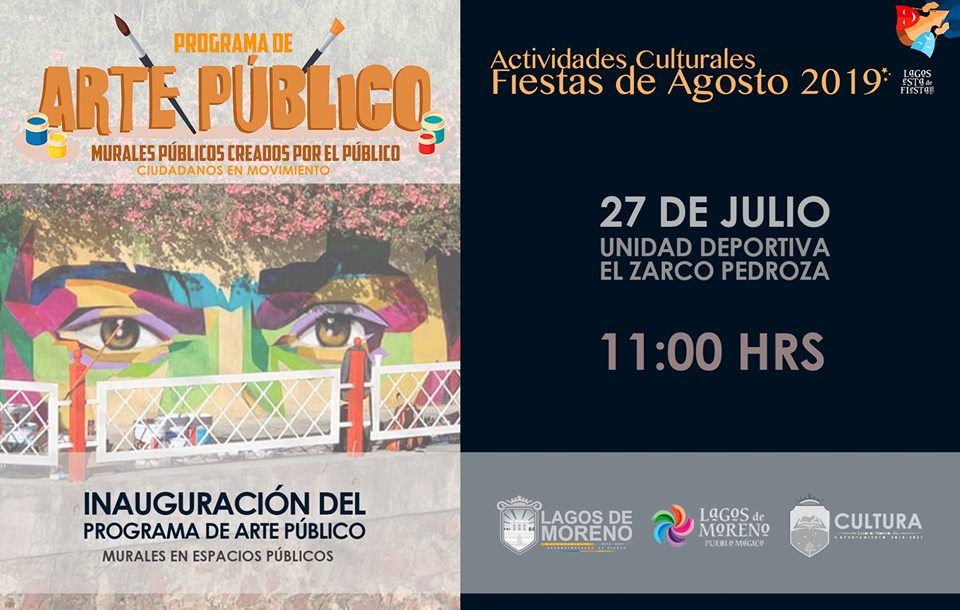 Arrancan programa «Arte Público» con creación de murales en áreas comunes