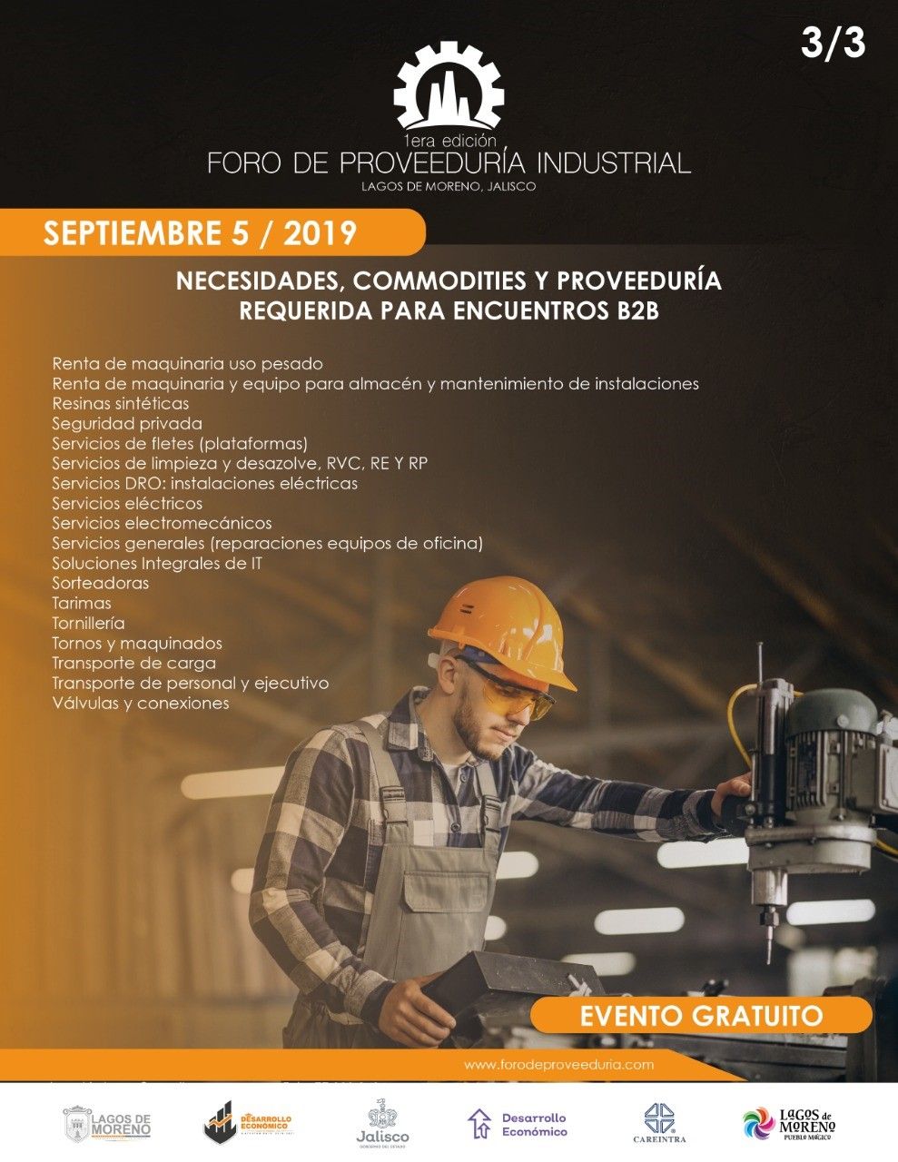 Invita Gobierno Municipal a Foro de Proveeduría Industrial