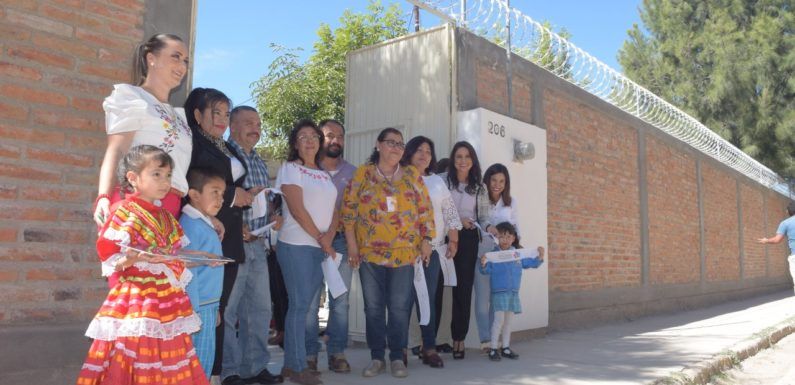 Inauguran barda perimetral del Preescolar Niños Héroes