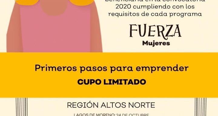 Capacitarán a mueres laguenses a través del «Programa Fuerza Mujer»