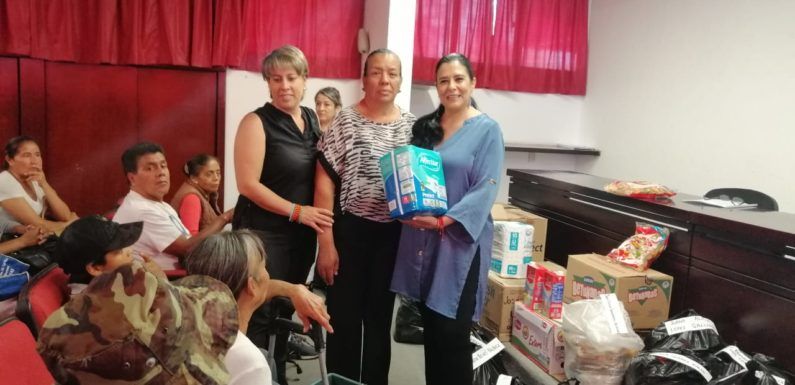 Entrega DIF Municipal 65 apoyos existenciales