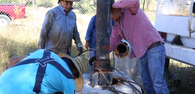 Restablece suministro agua potable en varias colonias