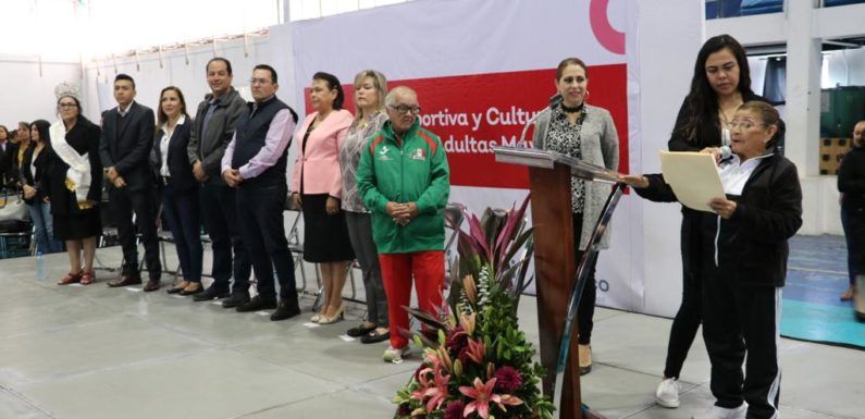 Realizan Jornada Estatal Cultural y Deportiva del Adulto Mayor