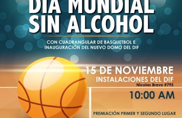 Conmemorará Prevención de Adicciones el Día Mundial Sin Alcohol