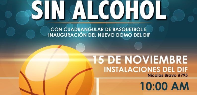 Conmemorará Prevención de Adicciones el Día Mundial Sin Alcohol