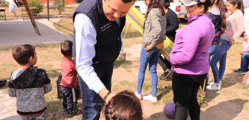 Apoya Gobierno Municipal en la construcción de Jardín de Niños