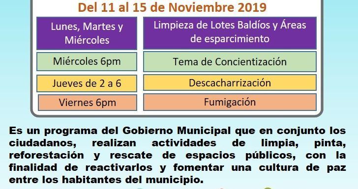 Implementará Gobierno Municipal programa «Reconstruyendo Juntos»