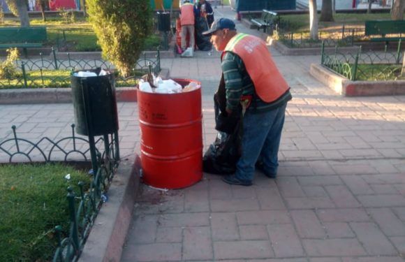 Refuerza aseo público sus cuadrillas para mantener limpia la ciudad