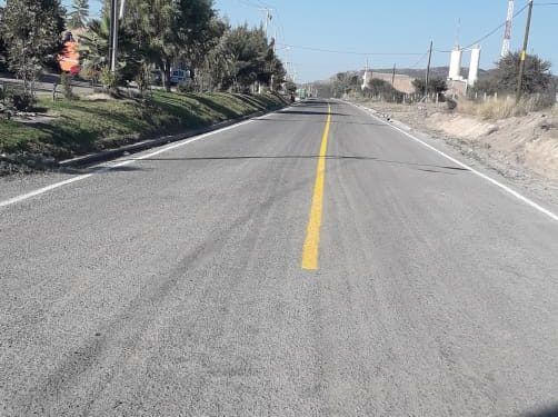 Concluyen obras de reencarpetado y balizamiento en avenida Loma de Prados