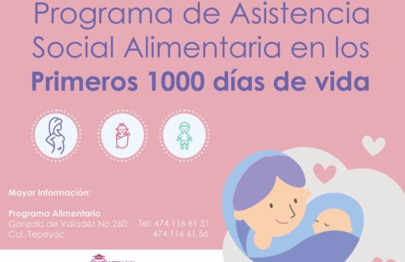 Ofrece DIF Lagos programa alimentario para embarazadas, lactantes y bebes