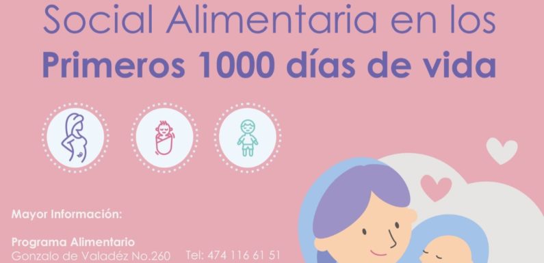 Ofrece DIF Lagos programa alimentario para embarazadas, lactantes y bebes