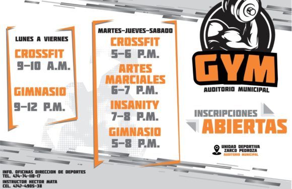 Ponen a disposición de los laguenses el Gimnasio Municipal