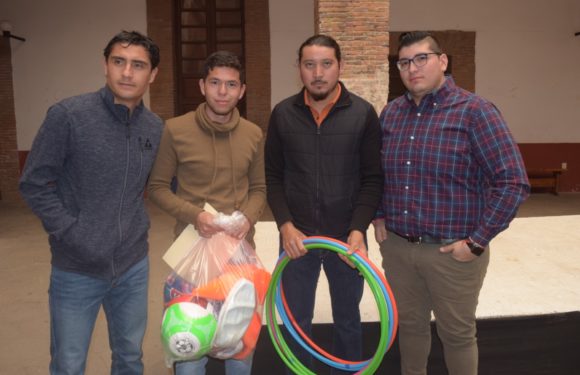 Comunidad El Ojuelo se vio beneficiada con entrega de material deportivo