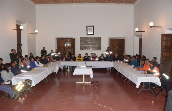 Autoridades municipales preparadas para recibir a los peregrinos que transitan rumbo a San Juan