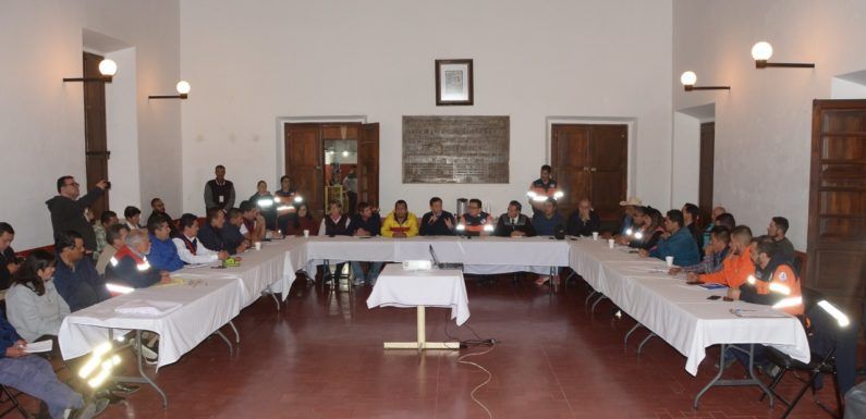 Autoridades municipales preparadas para recibir a los peregrinos que transitan rumbo a San Juan