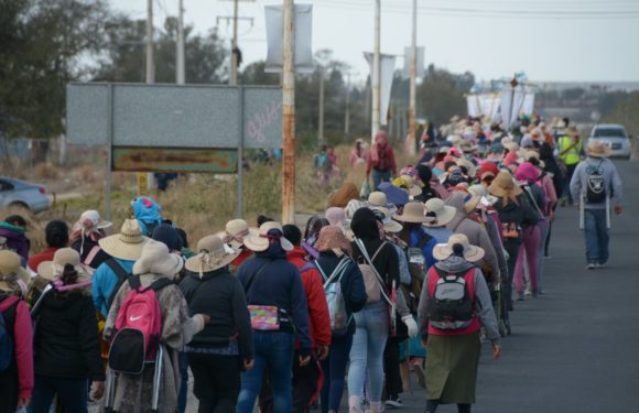 Apoya Protección Civil a miles de peregrinos en su paso por Lagos