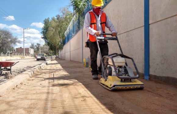 Avanzan los trabajos de pavimentación en la calle San Gregorio