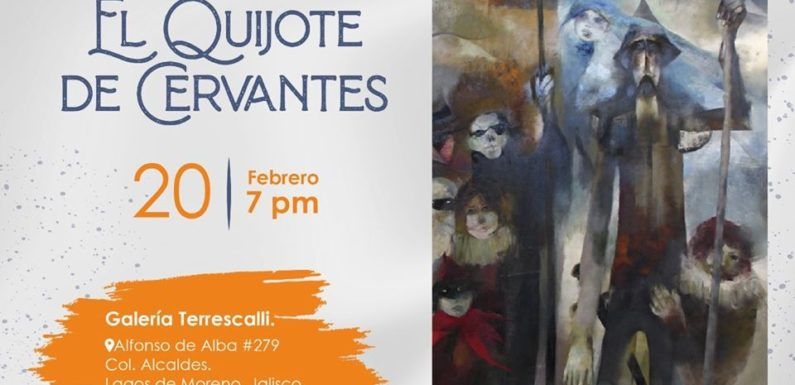 Invitan a exposición pictórica El Quijote de Cervantes