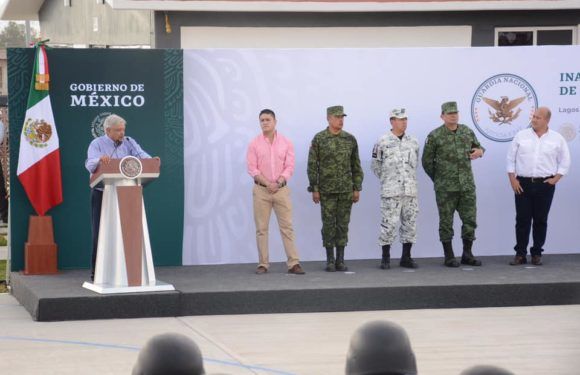 Inauguran cuartel de la Guardia Nacional en Lagos