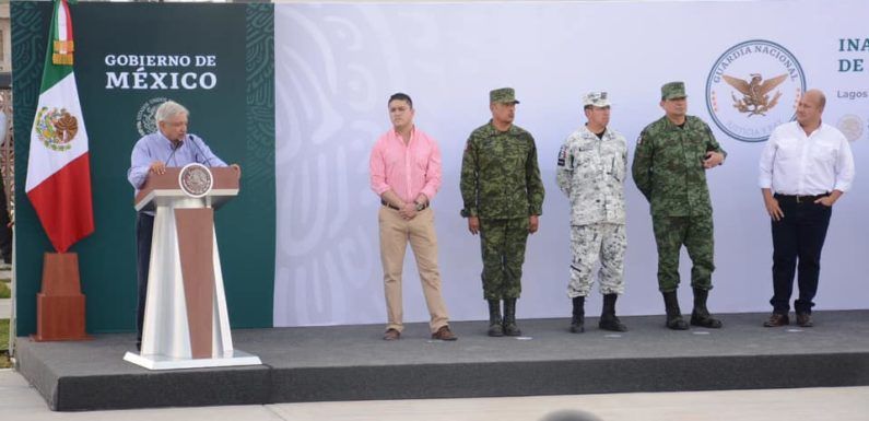 Inauguran cuartel de la Guardia Nacional en Lagos