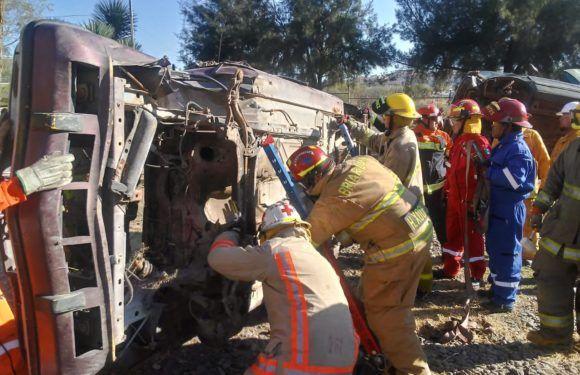 Recibe Protección Civil capacitación en rescate vehícular