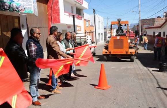 Inician rehabilitación de la calle Madero