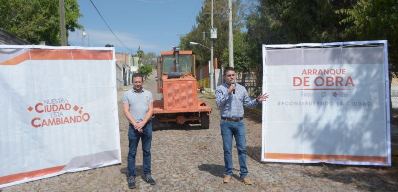 Rehabilitan calle Mercedes Zuñiga