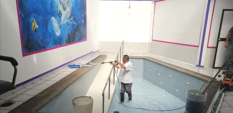 Reanudan atención en Tanque Terapéutico de la UBR del DIF Lagos