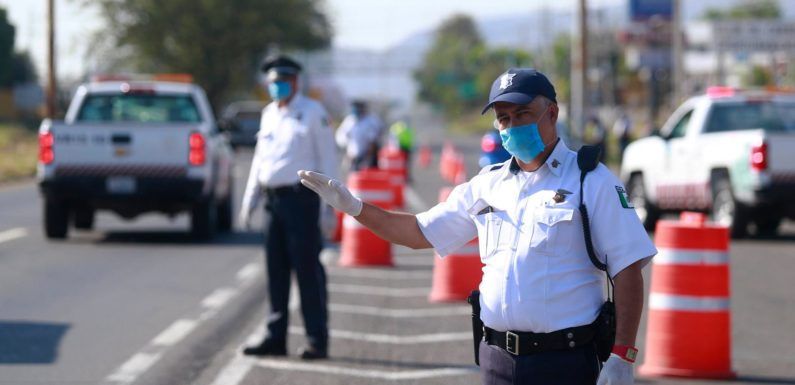 Implementan filtros sanitarios en accesos carreteros a Jalisco