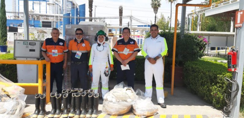 Donan equipo a  Protección Civil y Bomberos la empresa Nestle y CPW