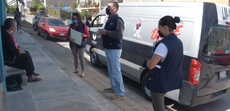 Trabaja Prevención del Delito en la difusión de medidas sanitarias y prevención de violencia intrafamiliar