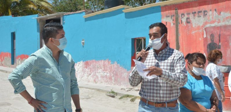 Recorre Tecutli Gómez  la zona Norte del municipio para entregar importantes obras