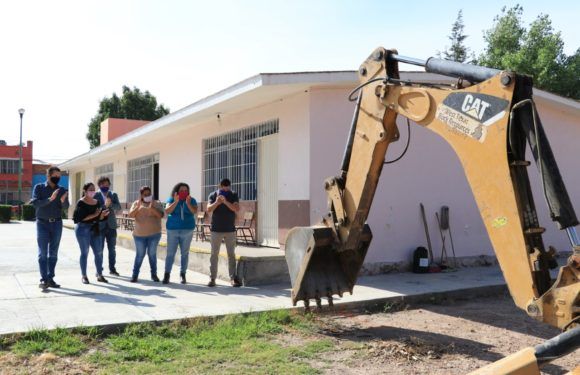 Arranca construcción de domo en la Escuela José Ma. Chávez Alonso