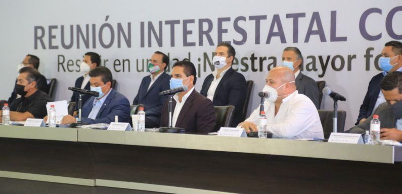 Solicitan Gobernadores de la Reunión Interestatal Covid-19 diálogo directo con López Obrador