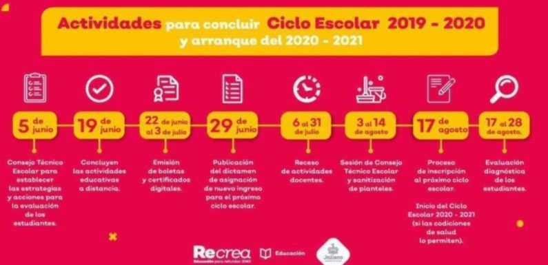 En Jalisco el nuevo ciclo escolar comenzará el 17 de agosto