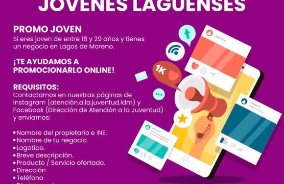 Atención a la Juventud lanza programa de promoción para comercios locales