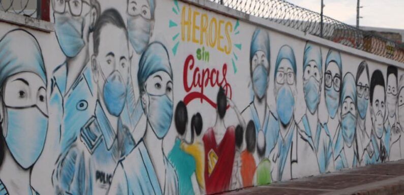Reconoce Gobierno Municipal esfuerzo de personal médico con mural conmemorativo