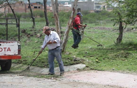 Rehabilitan avenida Cristeros en Encarnación de Díaz