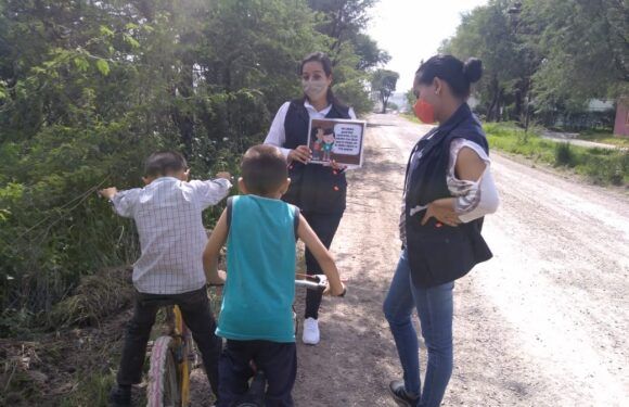 Realiza Prevención del Delito recorridos informativos en zona rural