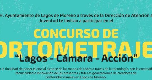Invita Atención a la Juventud al primer concurso de cortometrajes Lagos-cámara-acción
