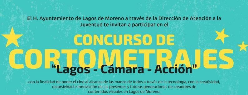 Invita Atención a la Juventud al primer concurso de cortometrajes Lagos-cámara-acción