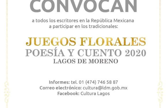 Lanzan convocatoria para Juegos Florales 2020