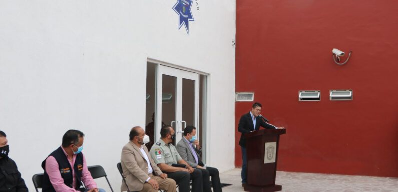Inaugura Tecutli Gómez nuevas instalaciones de Seguridad Pública y Juzgado Municipal