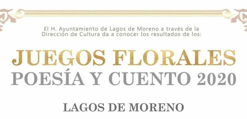 Dan a conocer ganadores Delos Juegos Florales 2020