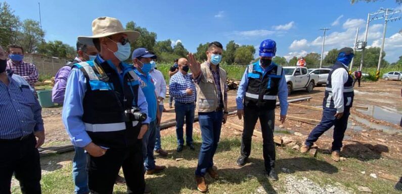 Planta tratadora de agua que se construye en La Laguna, registra un avance del 45 por ciento