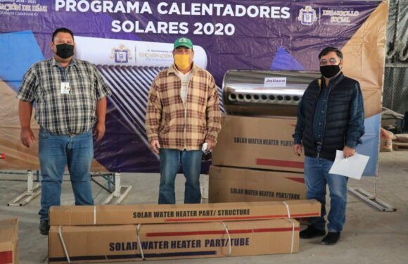 Benefician a 30 familias encarnacionenses con calentadores solares