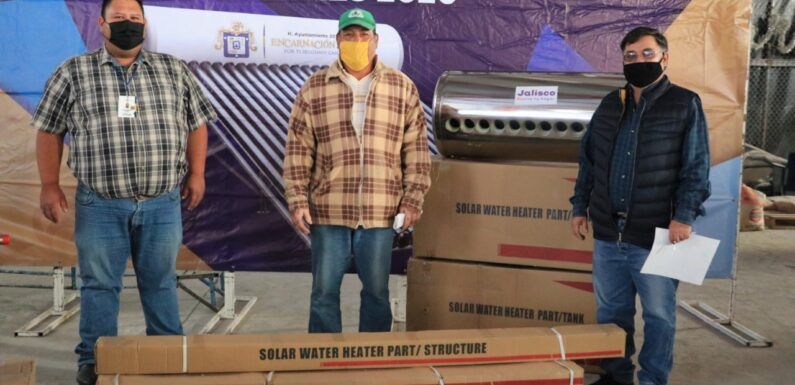 Benefician a 30 familias encarnacionenses con calentadores solares